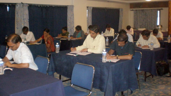 The Diploma exam in progress